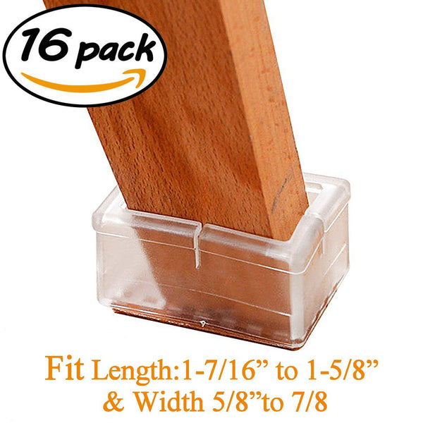 MelonBoat Chair Leg Floor Protectors with Felt Furniture Pads